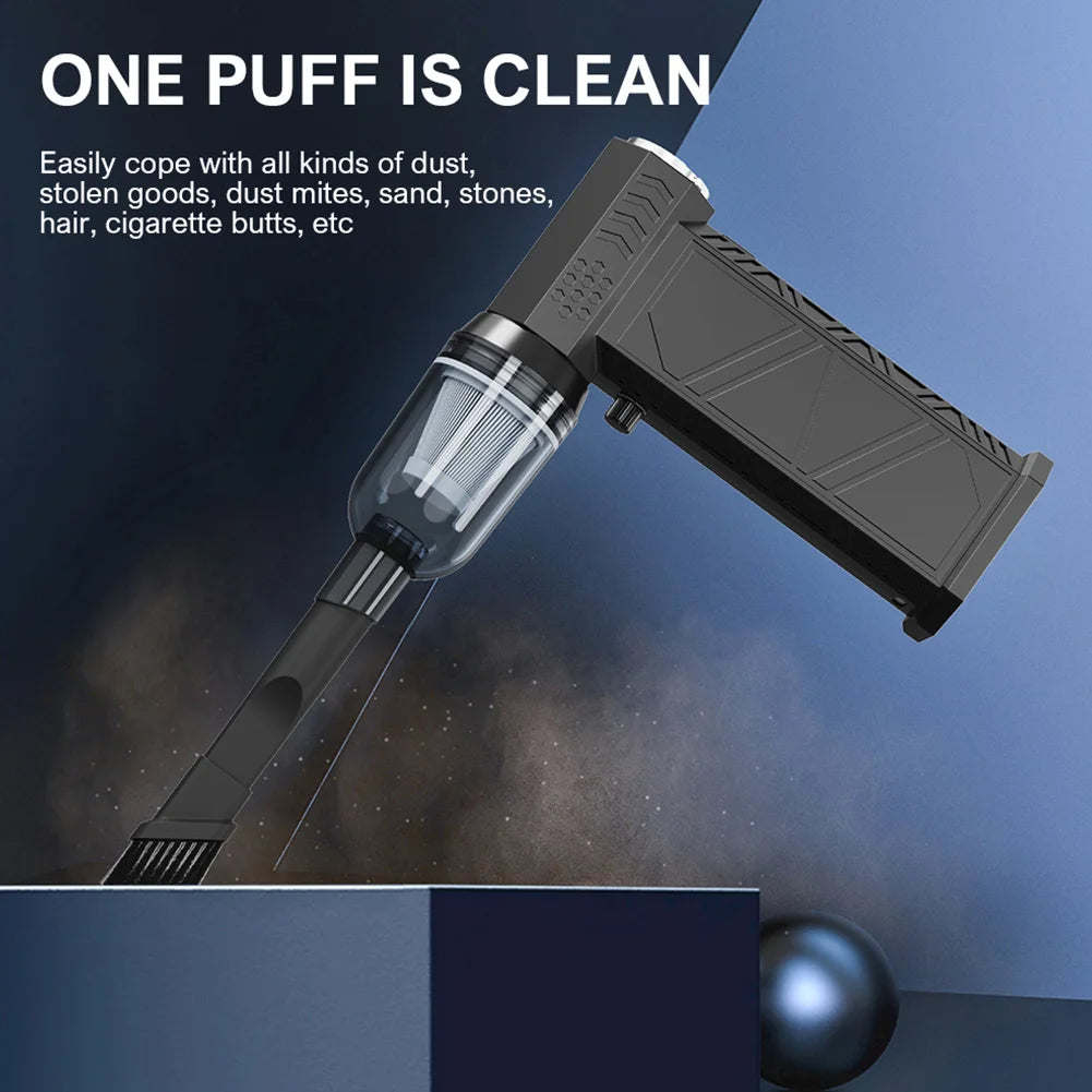 300000RPM Electric Air Duster Rechargeable Powerful Air Blower Multifunctional Portable Turbo Jet Fan Strong Power for Home Car