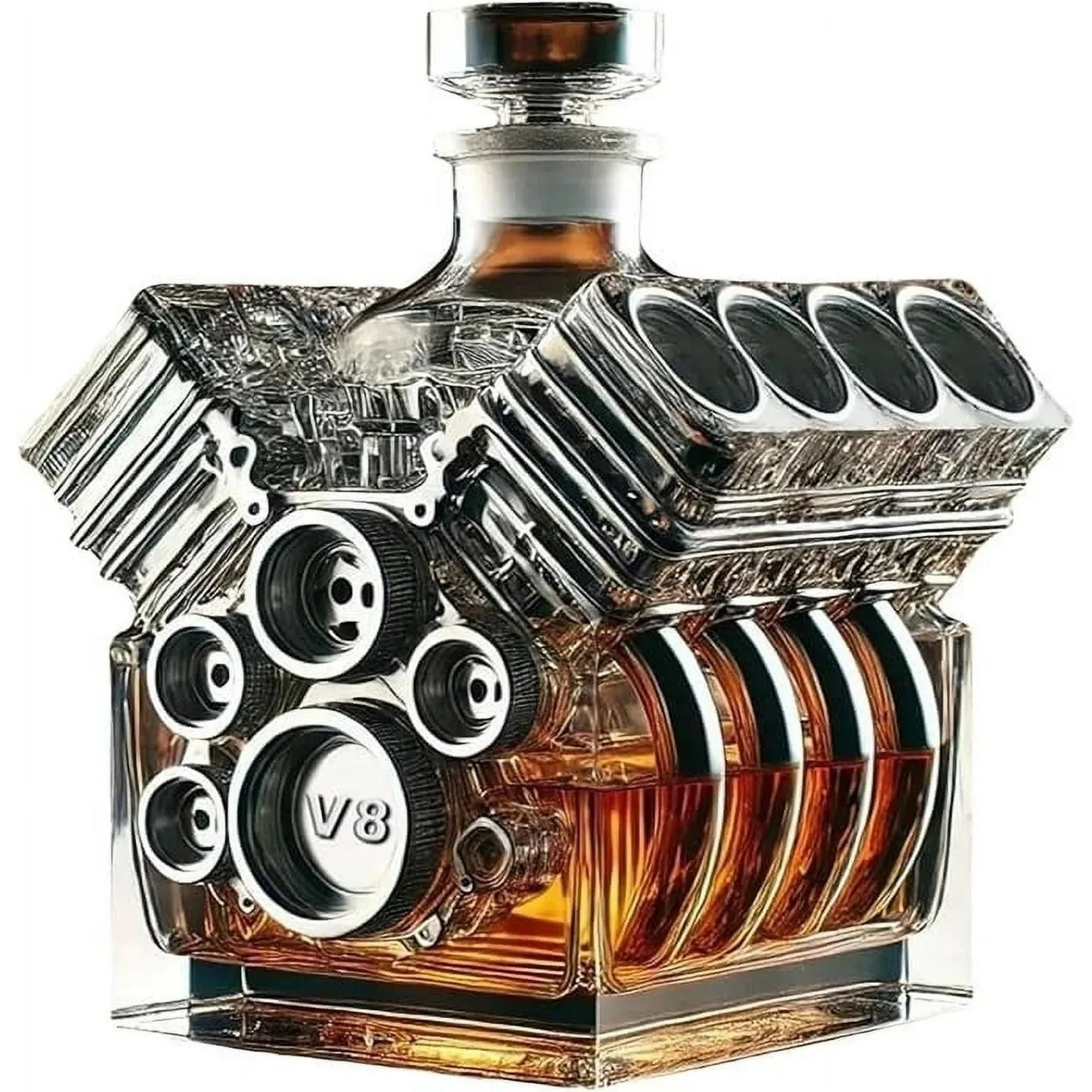 Whiskey Decanter V8 Engines Shape Alcohol Decanter Bottle Wine Decoration Bar Accessories For Tequila Bourbon