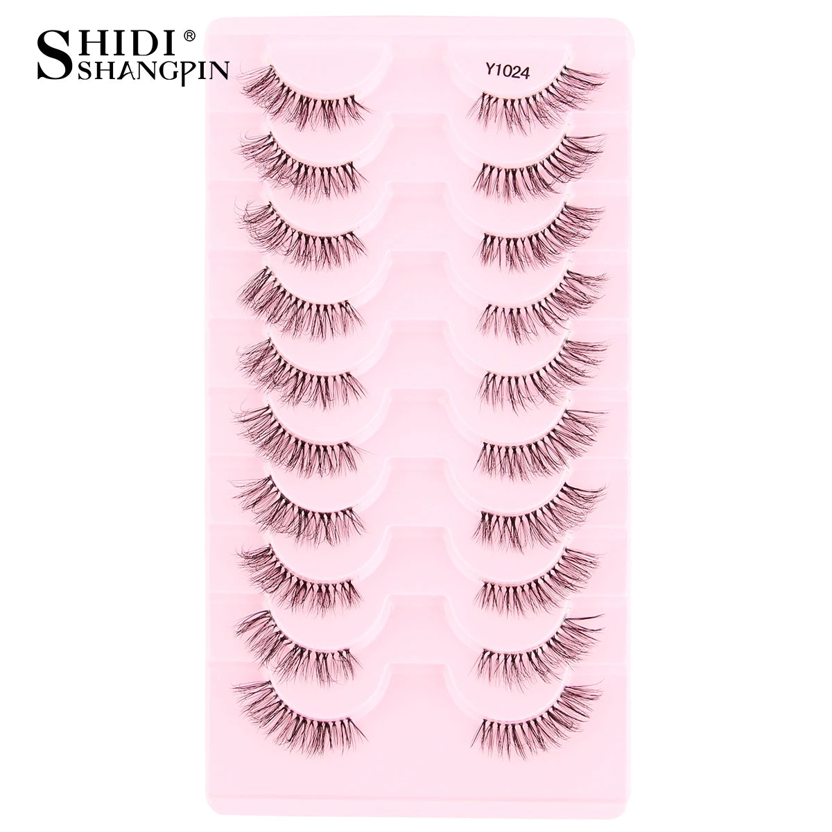 New Half Eyelashes False Lashes 5/10 Pairs 3D Mink Lashes Natural Eyelash Extension Cat Eye Eyelashes Makeup faux Cils maquiagem