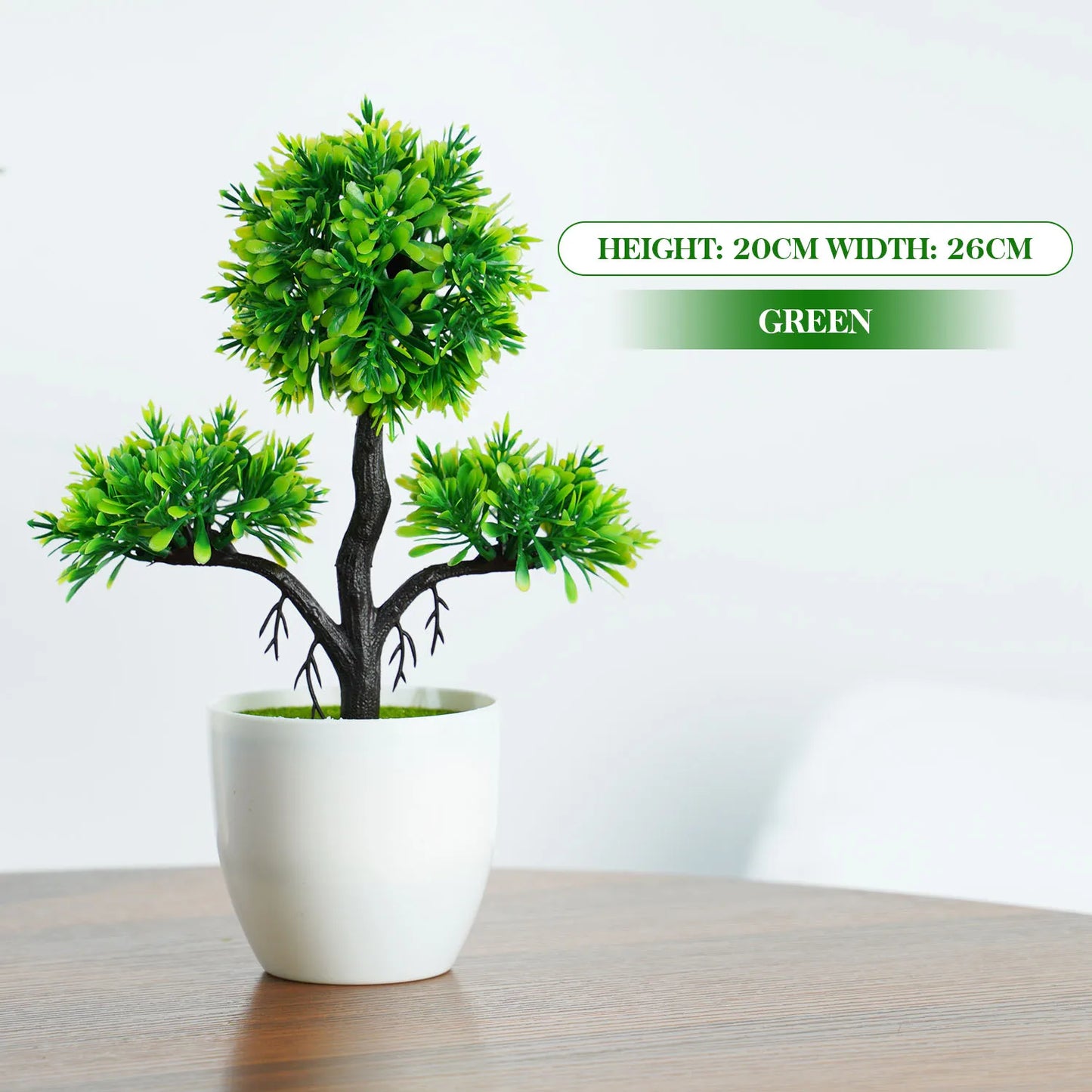 Artificial Plants Bonsai Fake Plant Flowers Potted Ornaments For Table Home Hotel Room Decoration Garden Decor Small Tree Pot