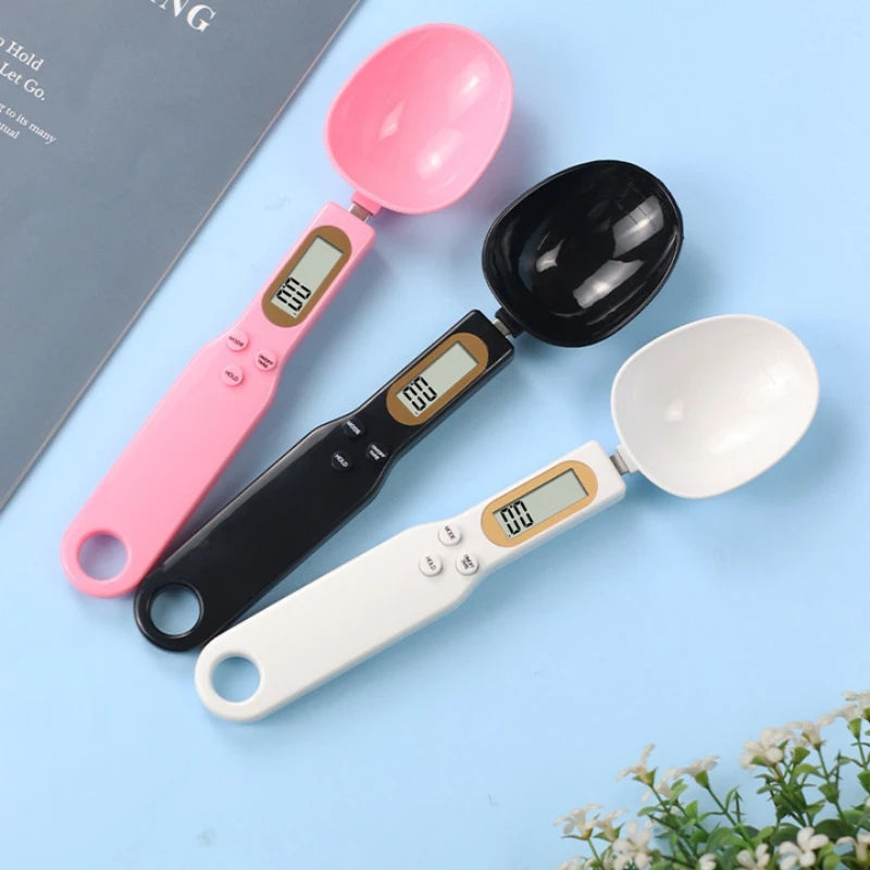 500g/0.1g Weight Measuring Spoon Portable LCD Digital Kitchen Scale Electronic Food Measuring Spoon Scale Kitchen Tool for Food