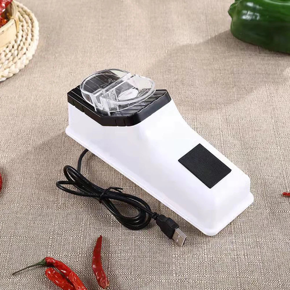 Knife Sharpener Professional USB Electric Knife Sharpener Adjustable For Kitchen Knives Tool Knife Scissor Sharpening Tool