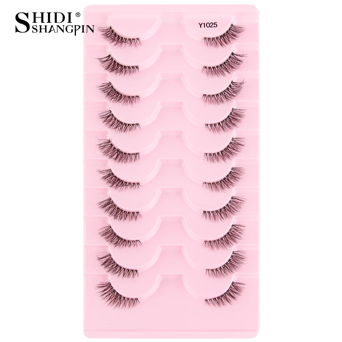 New Half Eyelashes False Lashes 5/10 Pairs 3D Mink Lashes Natural Eyelash Extension Cat Eye Eyelashes Makeup faux Cils maquiagem
