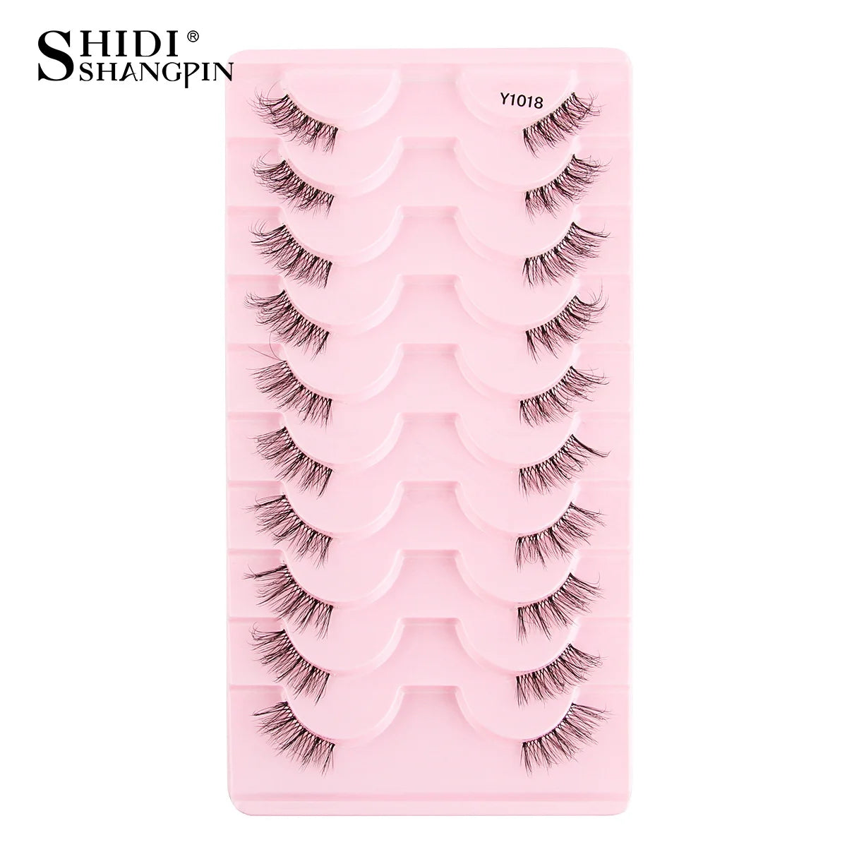 New Half Eyelashes False Lashes 5/10 Pairs 3D Mink Lashes Natural Eyelash Extension Cat Eye Eyelashes Makeup faux Cils maquiagem