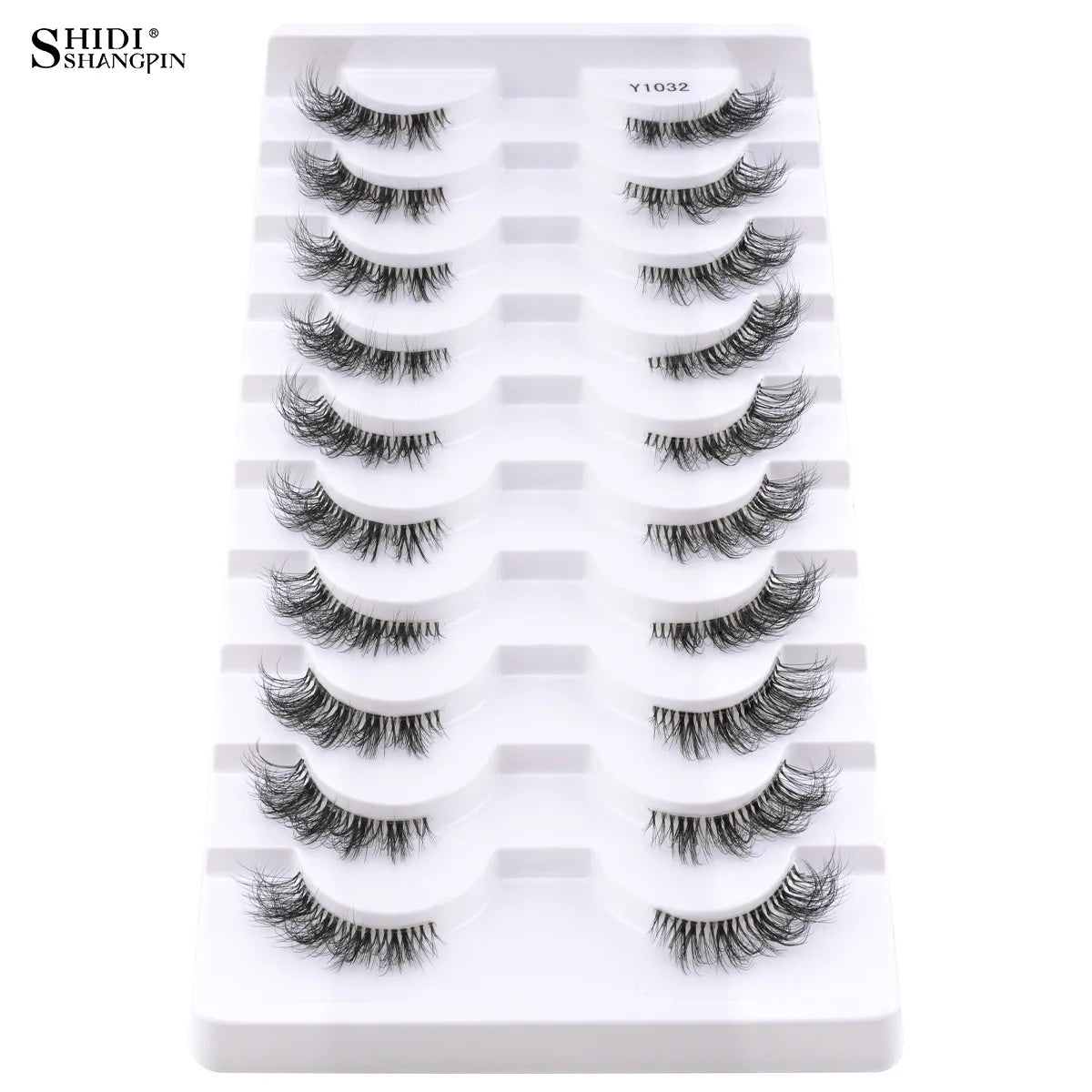 New Half Eyelashes False Lashes 5/10 Pairs 3D Mink Lashes Natural Eyelash Extension Cat Eye Eyelashes Makeup faux Cils maquiagem