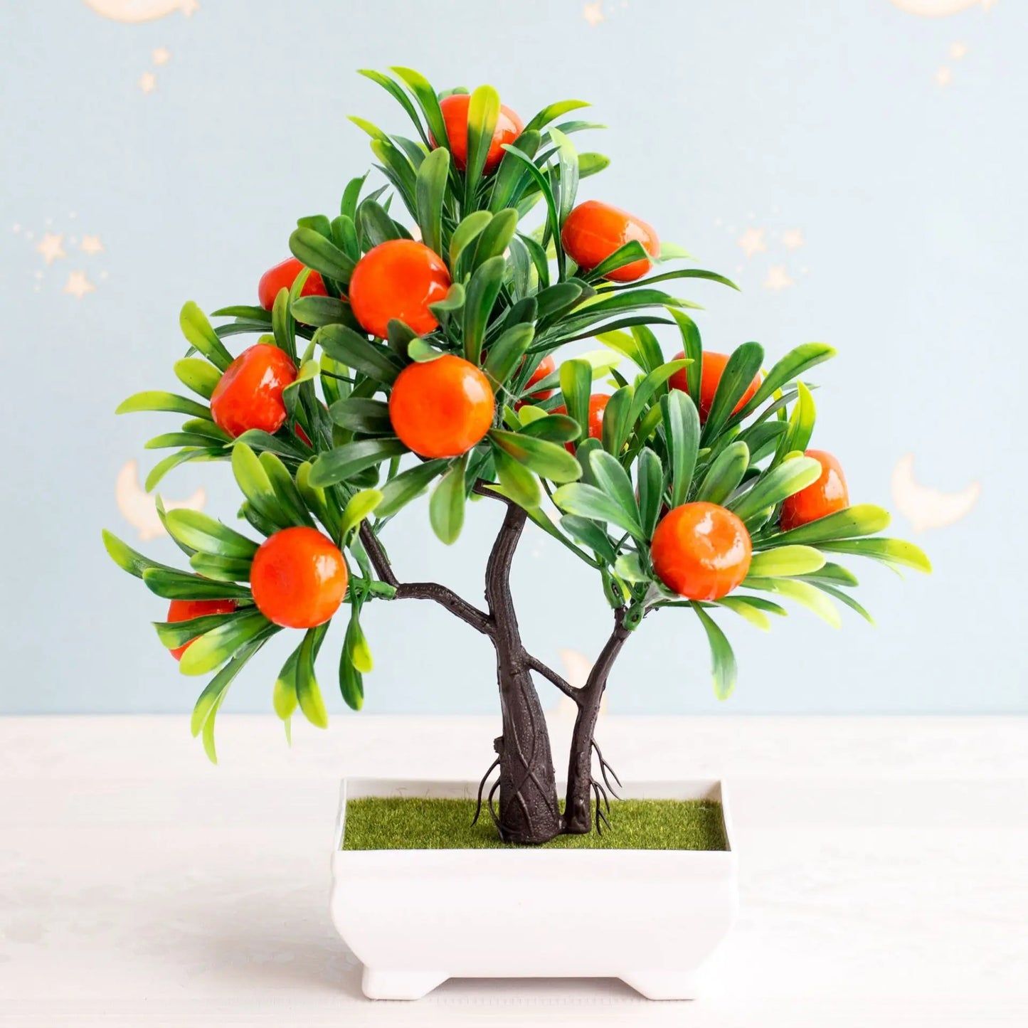 Artificial Plants Bonsai Fake Plant Flowers Potted Ornaments For Table Home Hotel Room Decoration Garden Decor Small Tree Pot