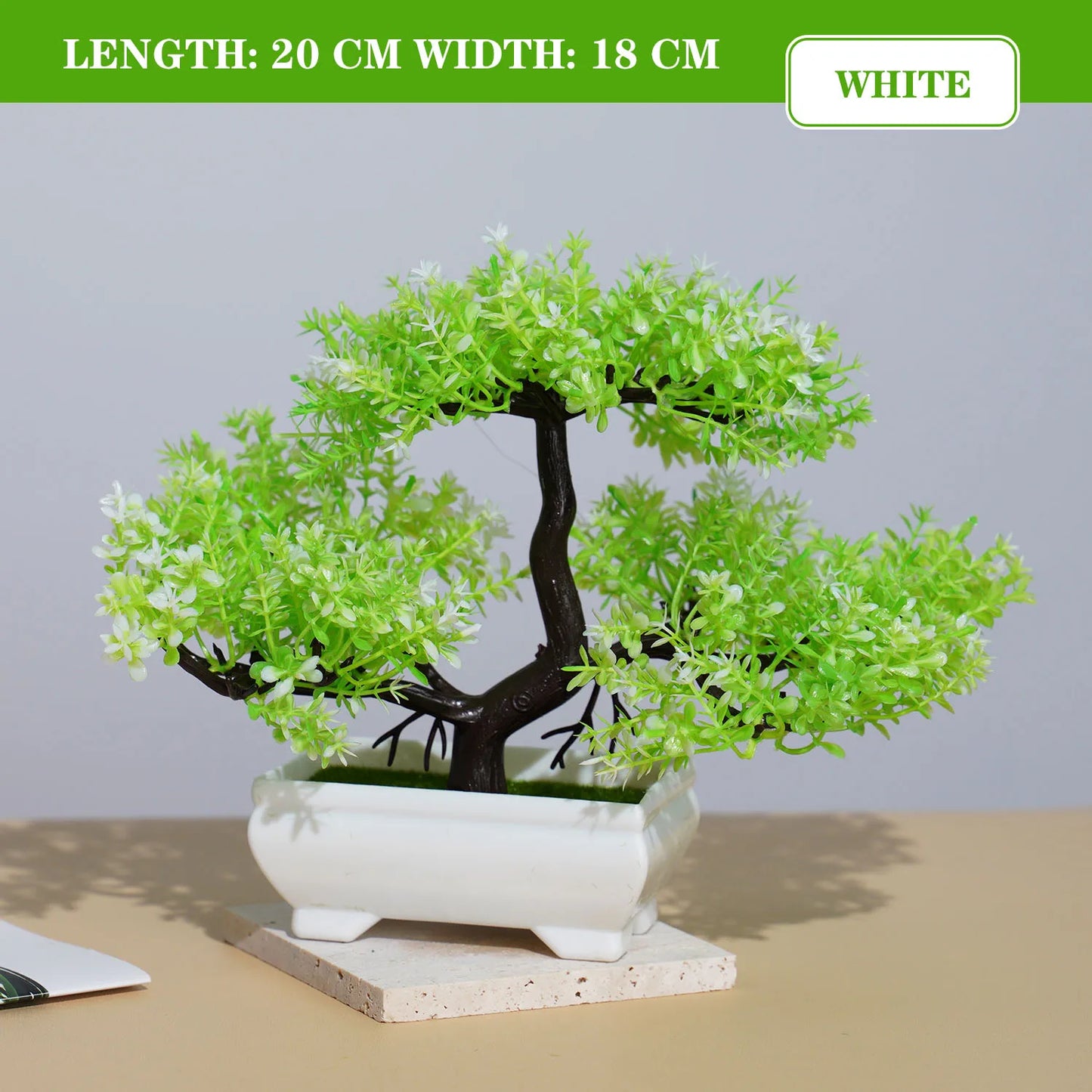 Artificial Plants Bonsai Fake Plant Flowers Potted Ornaments For Table Home Hotel Room Decoration Garden Decor Small Tree Pot