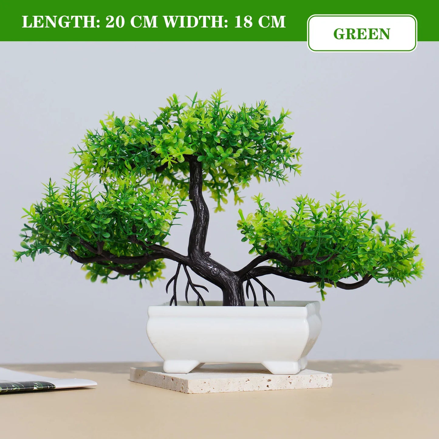 Artificial Plants Bonsai Fake Plant Flowers Potted Ornaments For Table Home Hotel Room Decoration Garden Decor Small Tree Pot