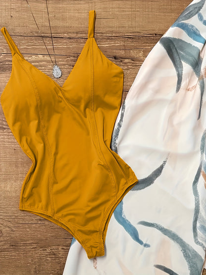 Orange Jumpsuit + Plant Print Pants Set