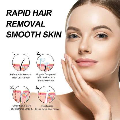 Ouhoe 50g Peach Hair Removal Cream Gentle Epilator Underarm Lip Body Hair Growth Inhibitor  Repair Women Depilation Skin Care