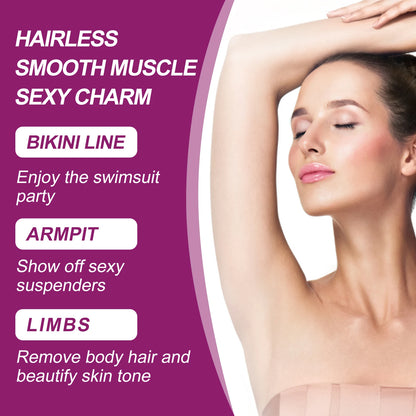 Oceaura Hair Removal Spray Painless Quick Smoothing Skin Silky Beauty Body Delay Growth Hair Removal Mist for Armpit Leg Bikini
