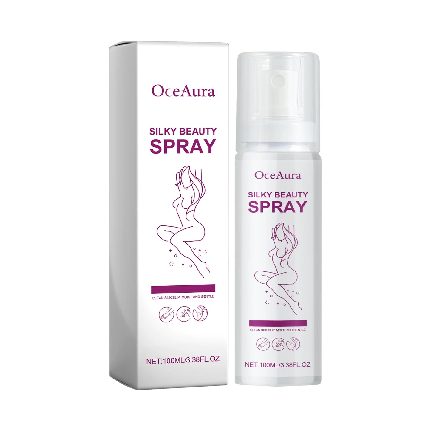 Oceaura Hair Removal Spray Painless Quick Smoothing Skin Silky Beauty Body Delay Growth Hair Removal Mist for Armpit Leg Bikini