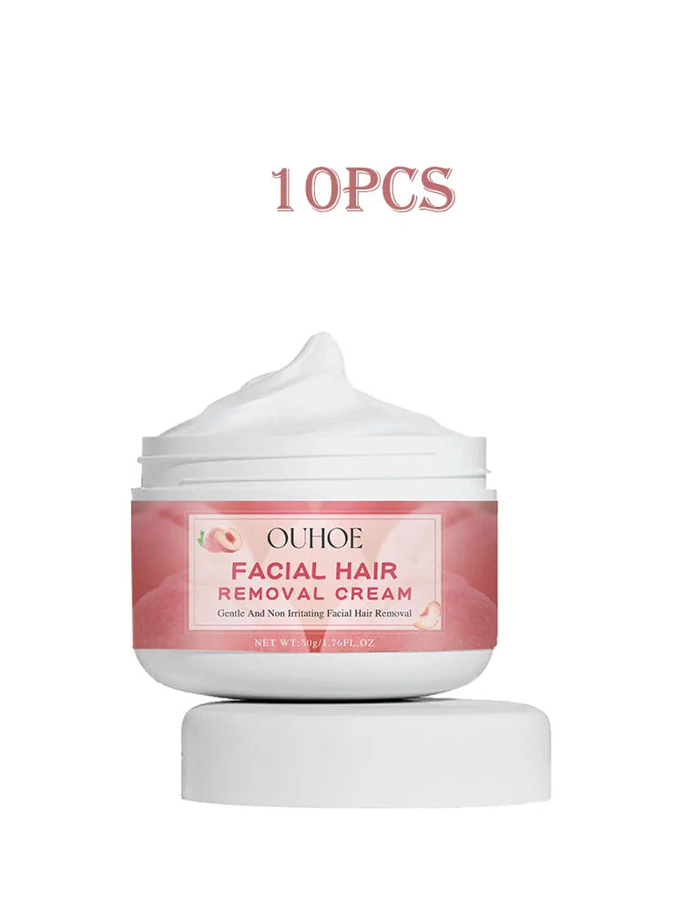 Ouhoe 50g Peach Hair Removal Cream Gentle Epilator Underarm Lip Body Hair Growth Inhibitor  Repair Women Depilation Skin Care