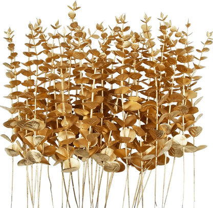 5/10/20pcs Artificial Eucalyptus Plant Artificial Eucalyptus Leaves For DIY Bouquet Wedding Office Decoration