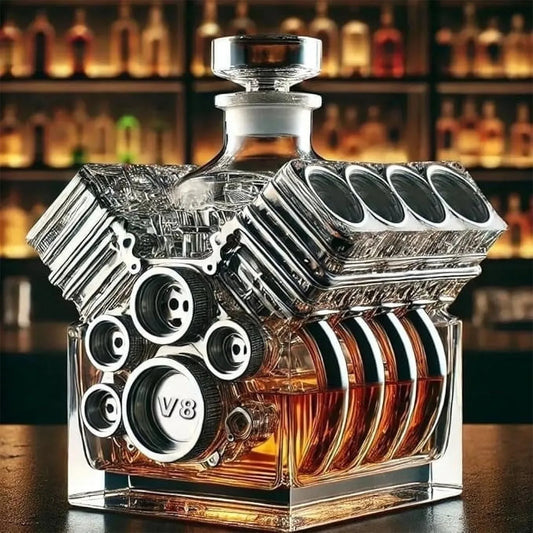 Whiskey Decanter V8 Engines Shape Alcohol Decanter Bottle Wine Decoration Bar Accessories For Tequila Bourbon