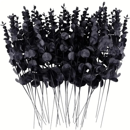 5/10/20pcs Artificial Eucalyptus Plant Artificial Eucalyptus Leaves For DIY Bouquet Wedding Office Decoration
