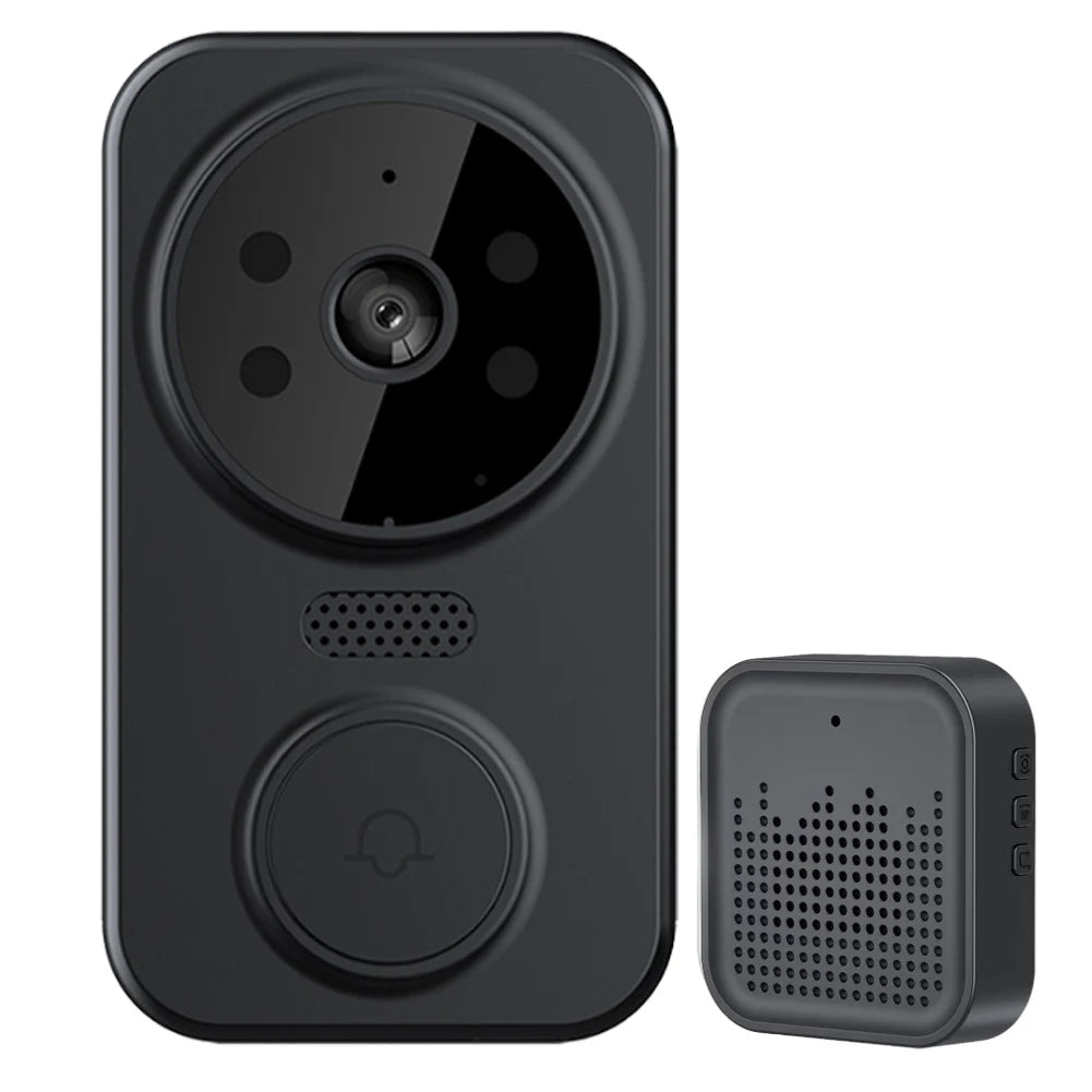 WiFi Smart Video Doorbell Camera Night Vision Smart Visual Doorbell APP Remote Monitoring Intelligent Doorbell for Home Security