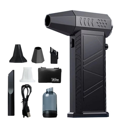 300000RPM Electric Air Duster Rechargeable Powerful Air Blower Multifunctional Portable Turbo Jet Fan Strong Power for Home Car