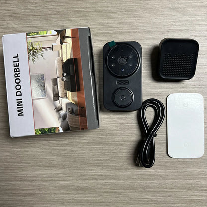WiFi Smart Video Doorbell Camera Night Vision Smart Visual Doorbell APP Remote Monitoring Intelligent Doorbell for Home Security