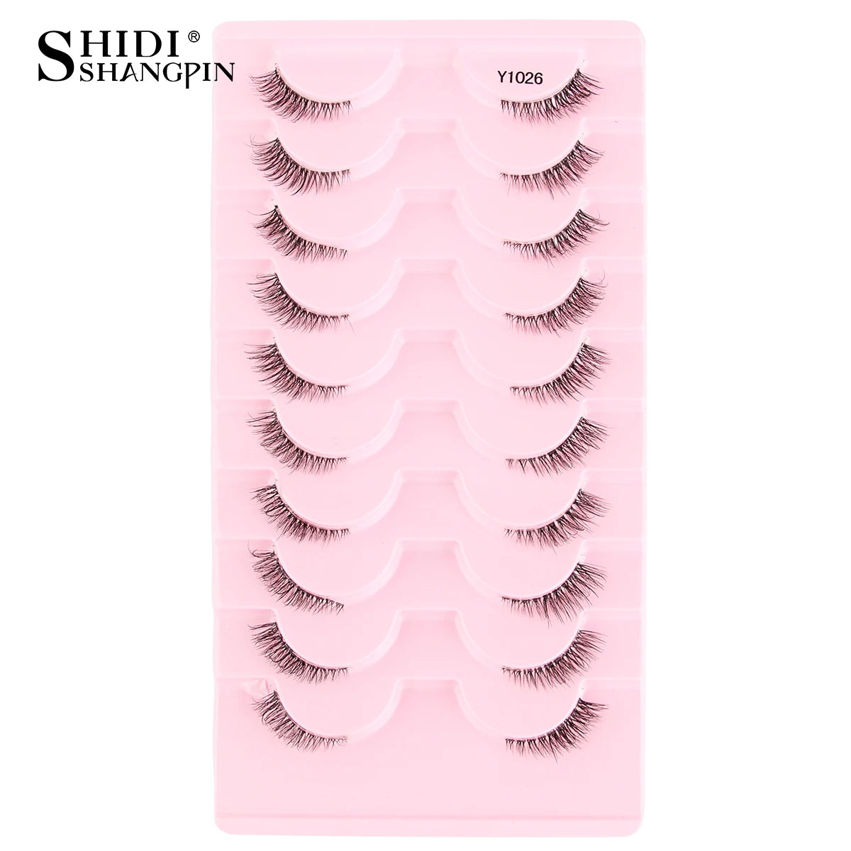 New Half Eyelashes False Lashes 5/10 Pairs 3D Mink Lashes Natural Eyelash Extension Cat Eye Eyelashes Makeup faux Cils maquiagem