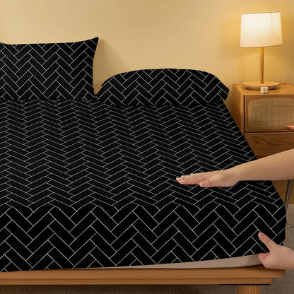 1 Piece Of Harrow Porcelain Pattern Frosted Bedsheet, Bedroom Printed Bedspread, Bedding (Excluding Pillowcases)