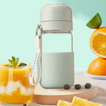 360ML Glass Water Bottle Heat-resisting Leak-proof Portable Household Water Cup Office Milk Tea Coffee Cup Gift Water Mug