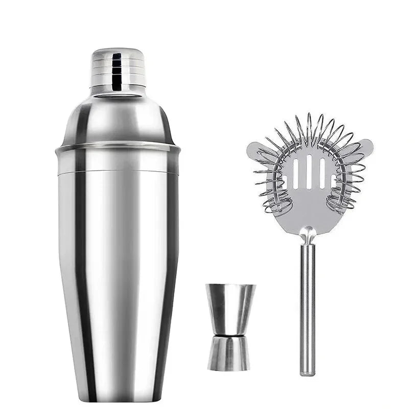 1/3/6/9/11pcs Cocktail Shaker Set Stainless Steel Bartender Kit Cocktail Mixer Wine Martini Boston Shaker Party Bar Tools