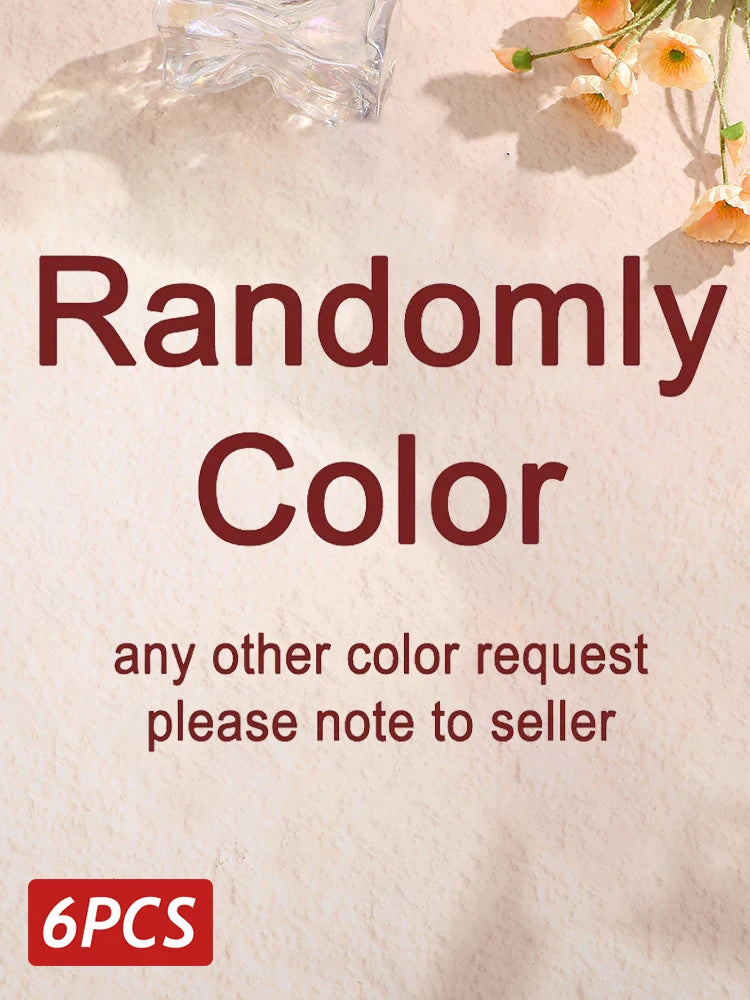 6PCS Women Seamless Panties Ice Silk Ultra Thin Briefs Female Soft Underwear Ladies Low Rise Sexy Lingerie High Elastic Panties