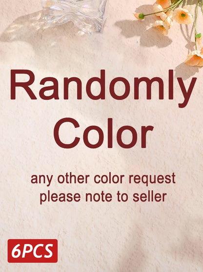 6PCS Women Seamless Panties Ice Silk Ultra Thin Briefs Female Soft Underwear Ladies Low Rise Sexy Lingerie High Elastic Panties