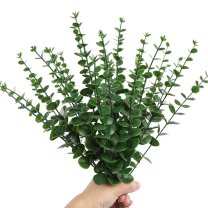 5/10/20pcs Artificial Eucalyptus Plant Artificial Eucalyptus Leaves For DIY Bouquet Wedding Office Decoration