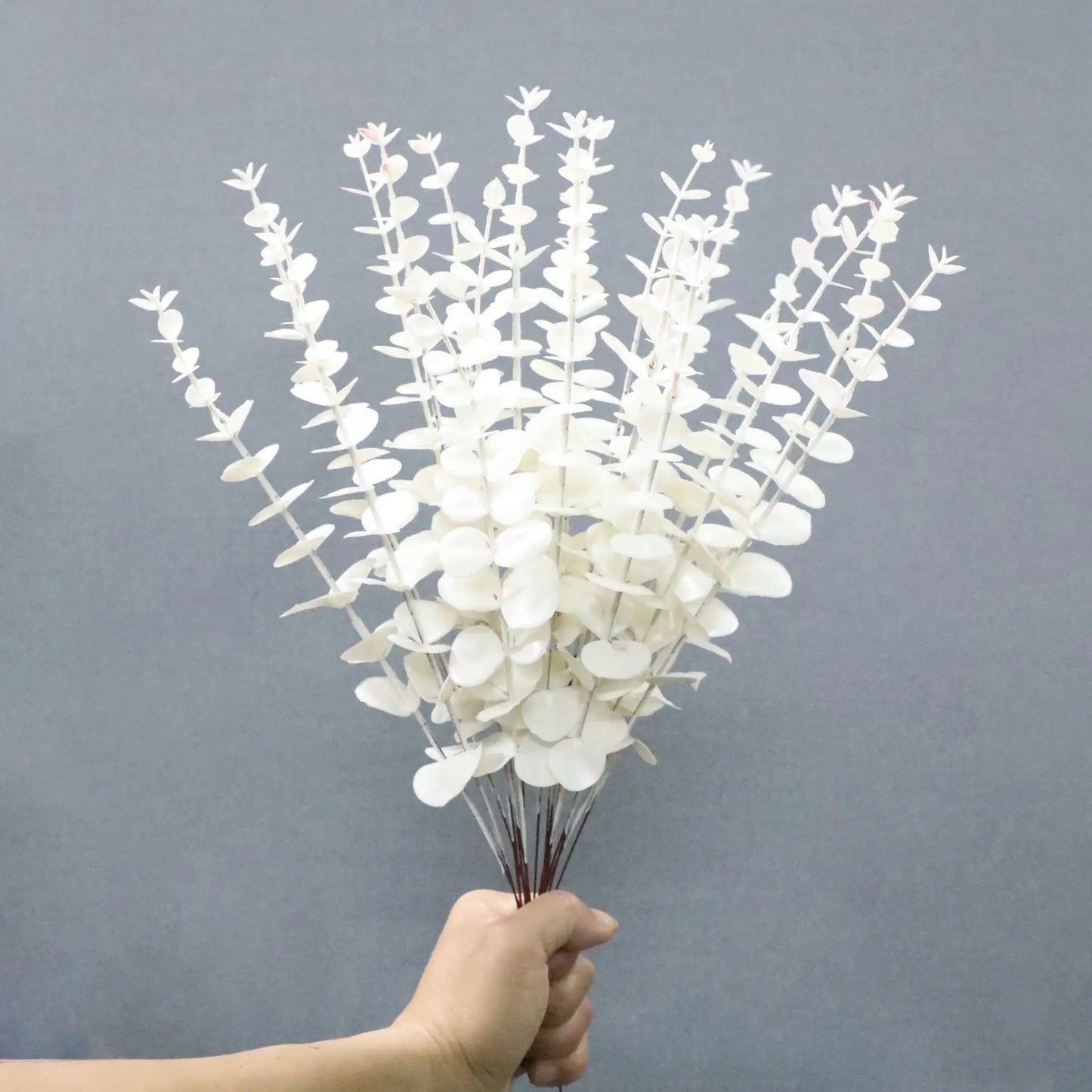 5/10/20pcs Artificial Eucalyptus Plant Artificial Eucalyptus Leaves For DIY Bouquet Wedding Office Decoration