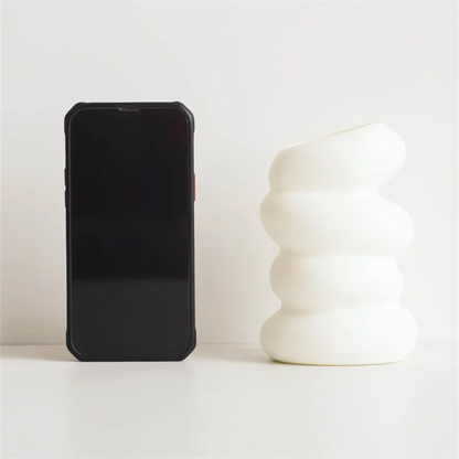 1/2PC Plastic Spiral White Vase Nordic Creative Flower Arrangement Container For Kitchen Living Bedroom Home Decoration Ornament