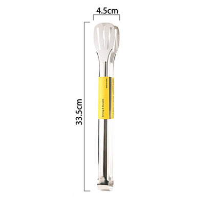 Stainless Steel Frying Shovel Clip Multifunctional Steak BBQ Tongs Frying Fish Spatula Clip Bread Clip Household Kitchen Tool