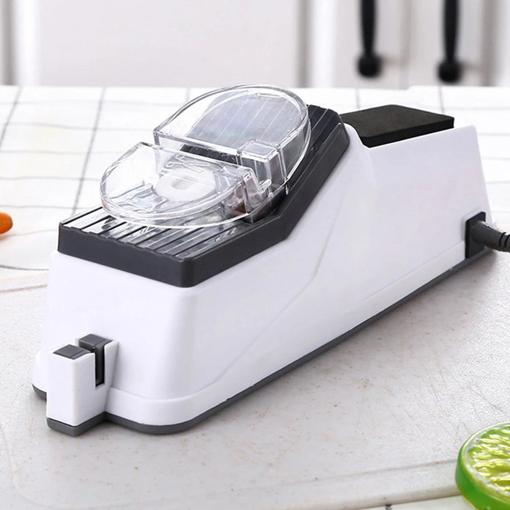 Knife Sharpener Professional USB Electric Knife Sharpener Adjustable For Kitchen Knives Tool Knife Scissor Sharpening Tool
