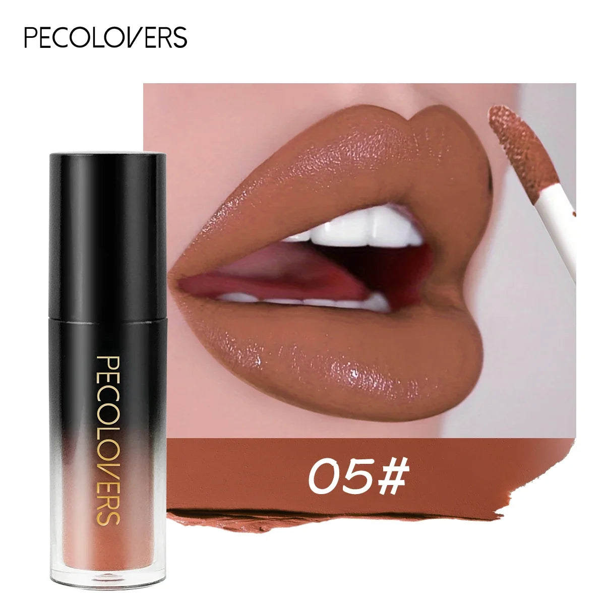 Sexy Red Lip Gloss Velvet Long Lasting Lipstick Makeup Waterproof Non-stick Cup Lip Tint Nude Liquid Lip Stick