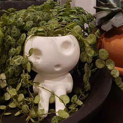 Kawaii Tree Elves Planter Pot Kodama Gardening Pot Small Plant Holder Air Plant HoldeiPlant Pots Flower Pots for Indoor Plants