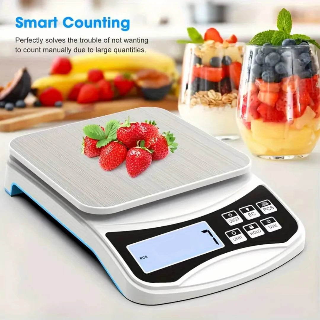 FODWET  5000g Digital Scale | 0.1g Precise Kitchen Scale for Baking/Keto/Coffee | LCD Backlit Food Weight Scale with Ounce&Gram
