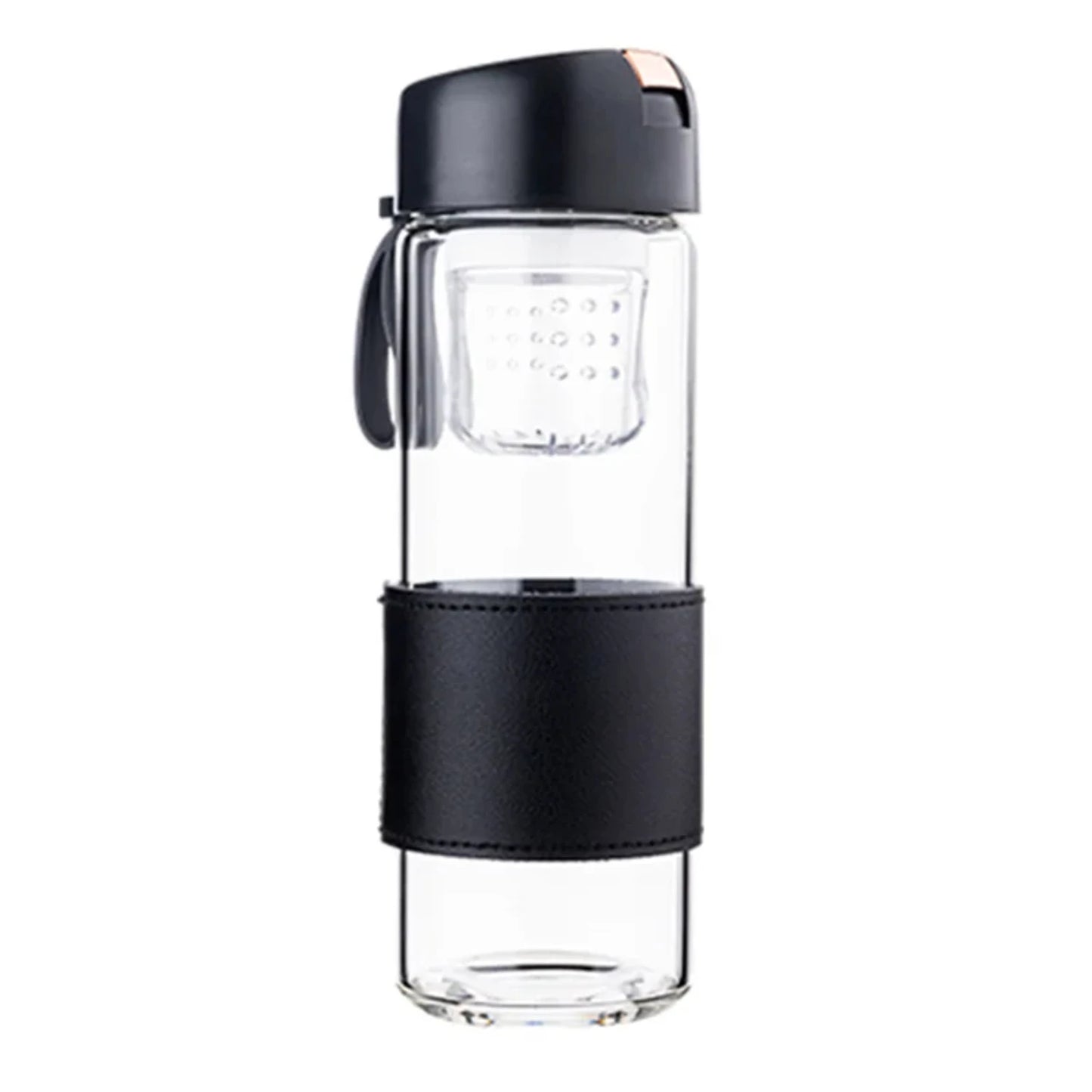 450ml Portable Transparent Glass Cup Household Drinkware Coffee Mug With Lid Beverage Coffee Cups Coffeeware Teaware