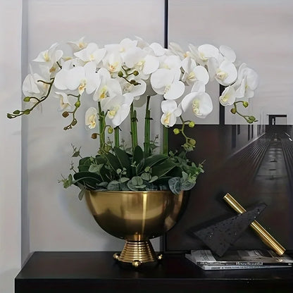 1Pcs Artificial Flowers Bouquet Butterfly Orchid Fake Flowers Phalaenopsis for Home Decor Garden Wedding Decoration Accessories