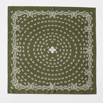 70cm Paisley Print Muslim Hijab Women Bandanas Square Silk Scarf Headband Handkerchief Neckerchief Hairscarf Scarves Luxury