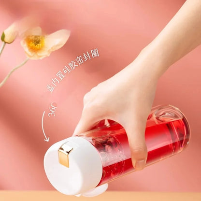 450ml Portable Transparent Glass Cup Household Drinkware Coffee Mug With Lid Beverage Coffee Cups Coffeeware Teaware
