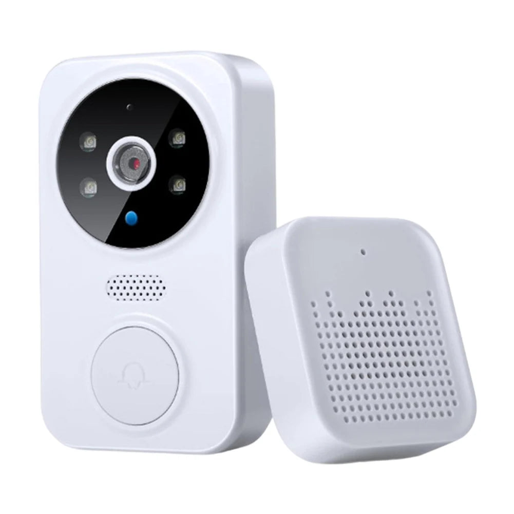 WiFi Smart Video Doorbell Camera Night Vision Smart Visual Doorbell APP Remote Monitoring Intelligent Doorbell for Home Security