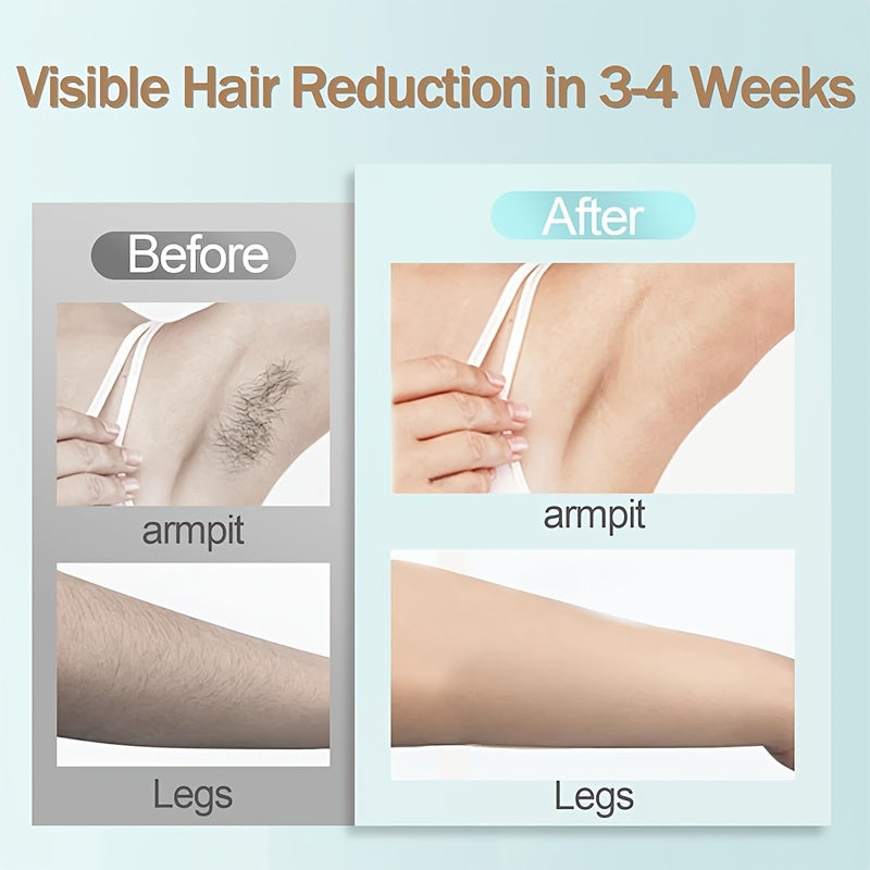 IPL Hair Removal Device, Suitable For Women And Men. IPL Device For Hair Removal, Almost Painless And With Lasting Effects. 9 Modes And Automatic Flashing. For Quick Full-body Hair Removal At Home. The Perfect Gift For New Ye
